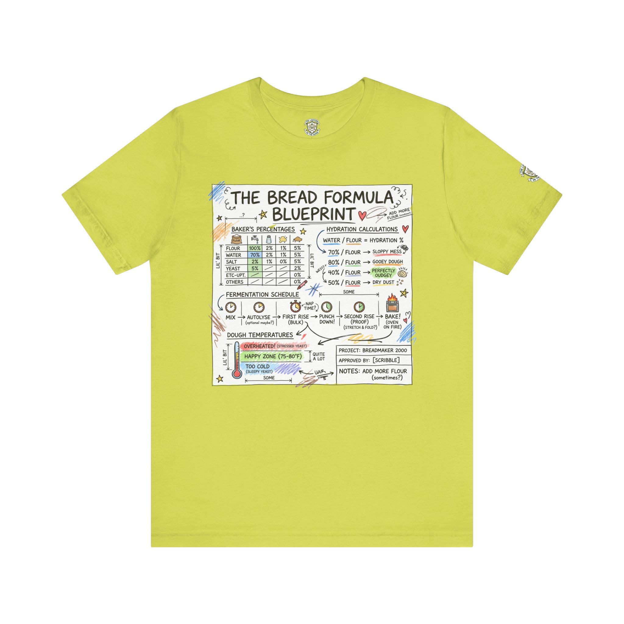 Bread Formula Blueprint T-Shirt