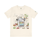 Camiseta con diagrama de olla a presión