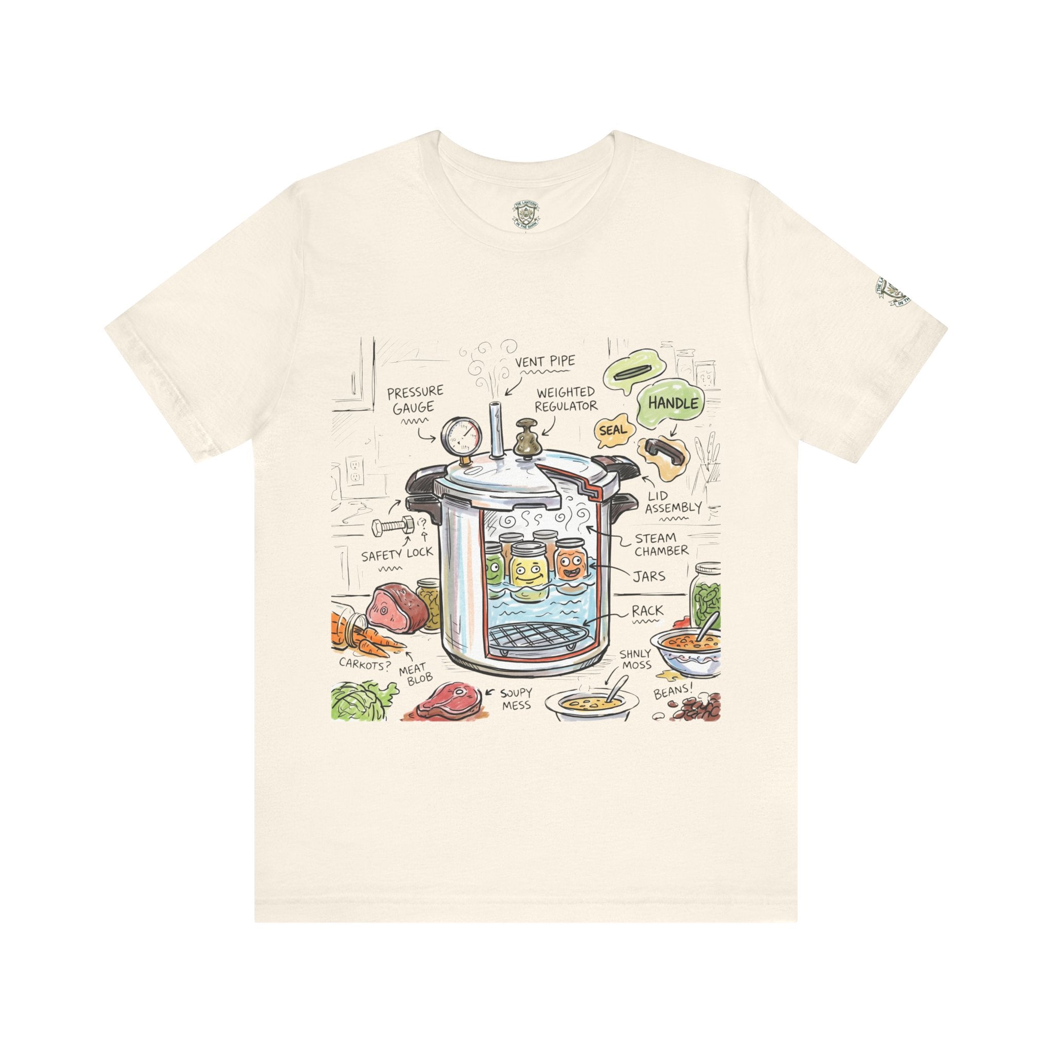 Pressure Cooker Diagram T-Shirt