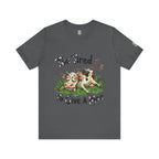 Camiseta "Demasiado Cansado Para Importarme"