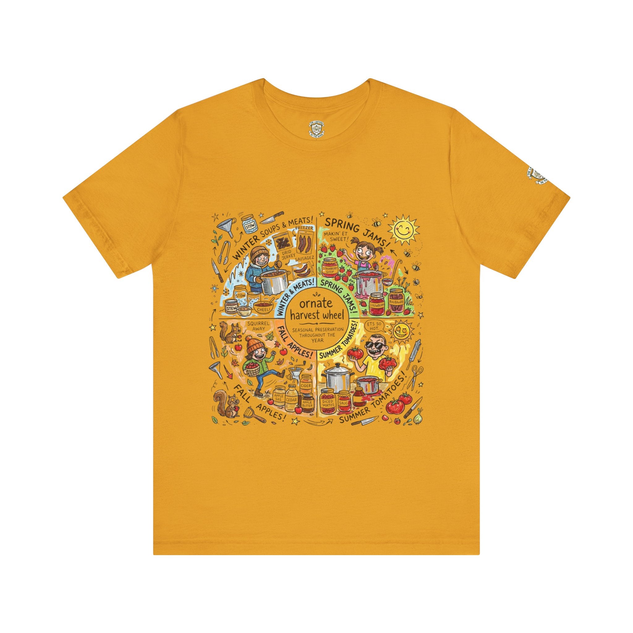 Ornate Harvest Wheel T-Shirt