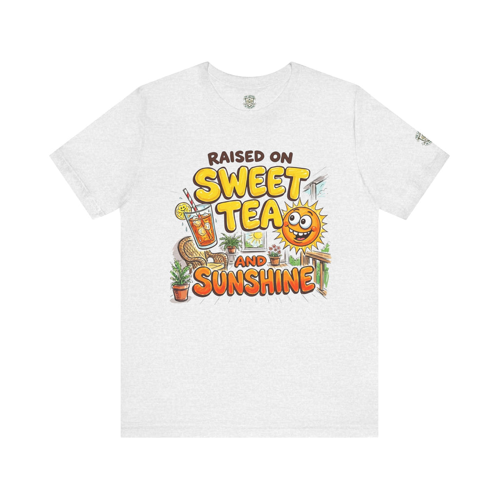Raised on Sweet Tea and Sunshine T-Shirt — Southern Vibes Summer Tee