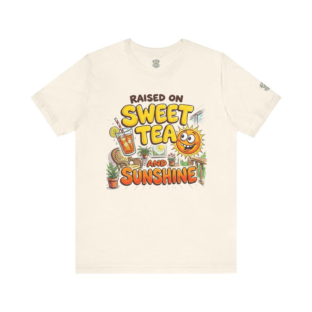 Raised on Sweet Tea and Sunshine T-Shirt — Southern Vibes Summer Tee