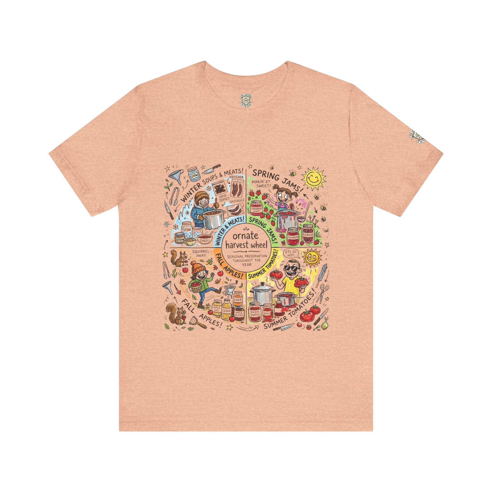 Ornate Harvest Wheel T-Shirt