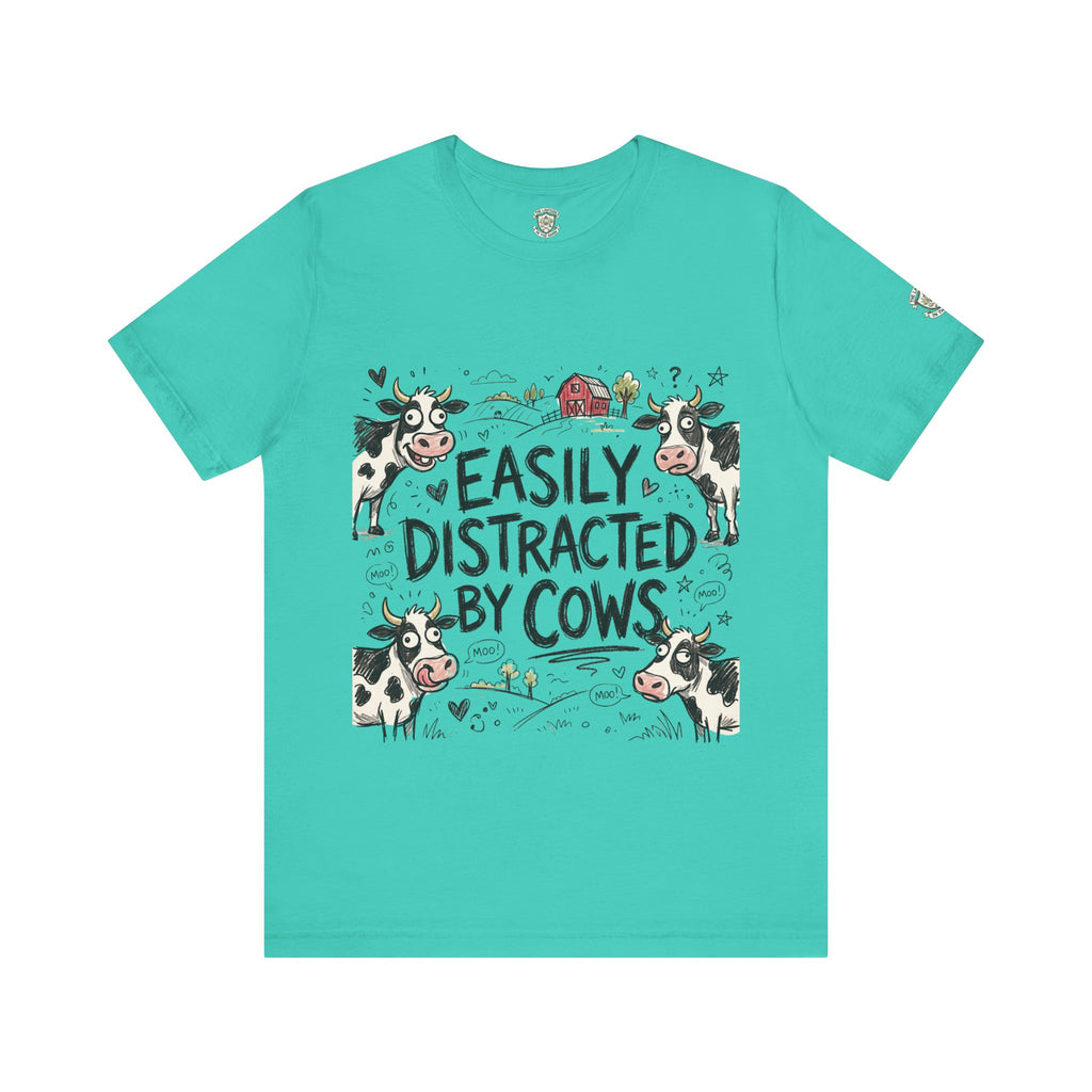 Easily Distracted by Cows T‑Shirt