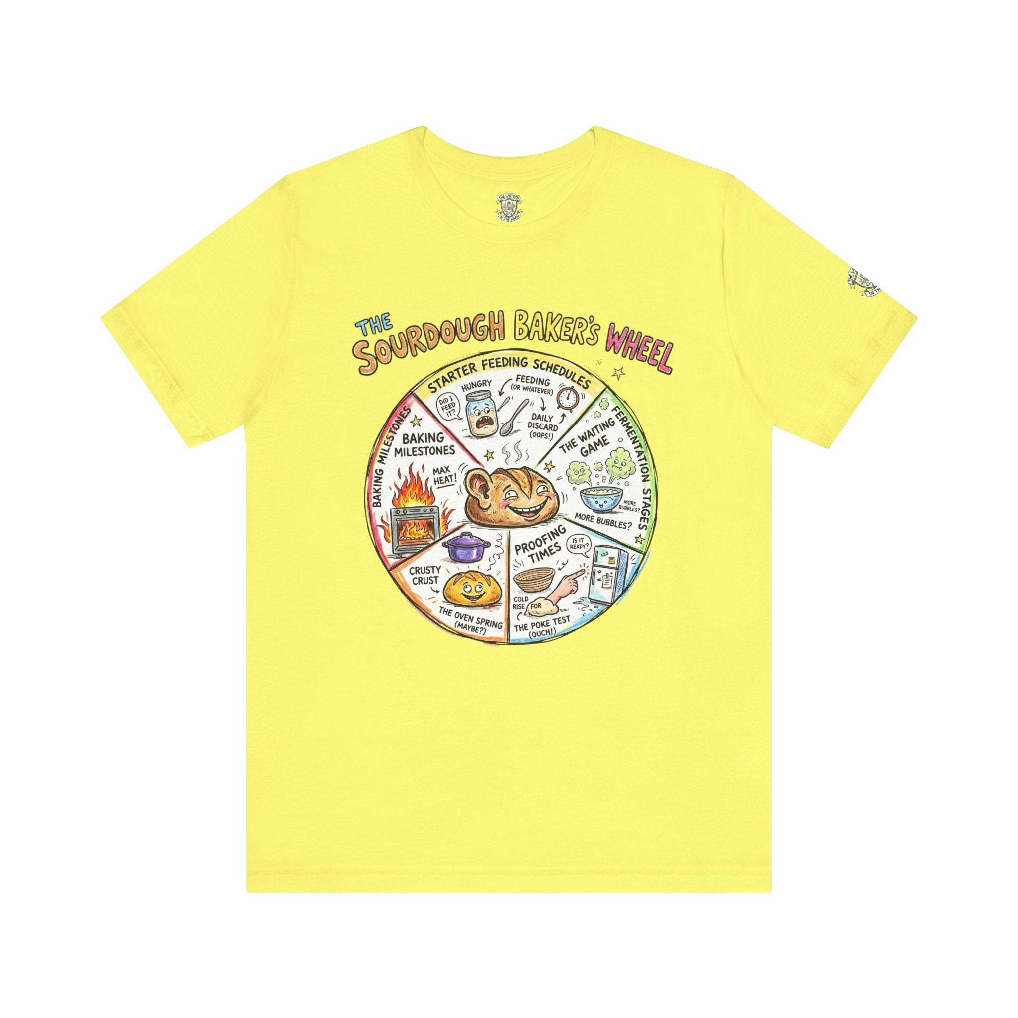 Sourdough Baker's Wheel T-Shirt