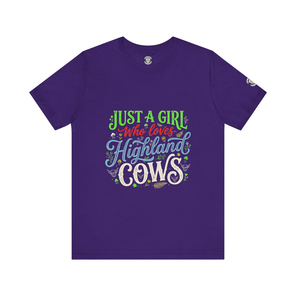 Just A Girl Who Loves Highland Cows T-Shirt