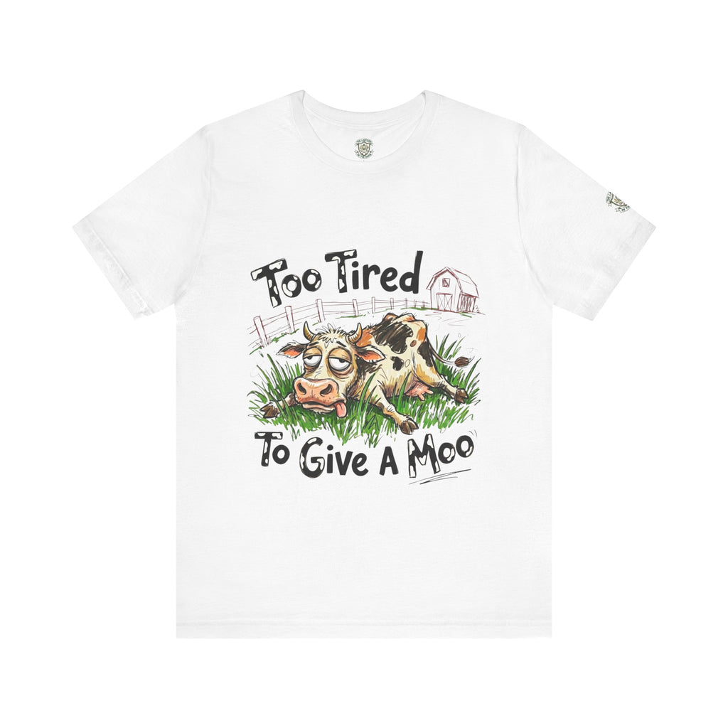 Camiseta "Demasiado Cansado Para Importarme"