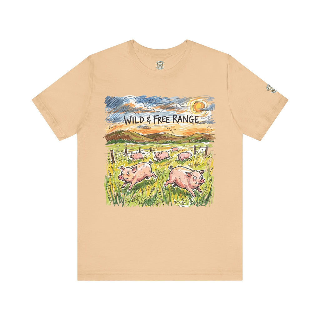 Wild & Free Range Pig T-Shirt