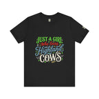 Just A Girl Who Loves Highland Cows T-Shirt