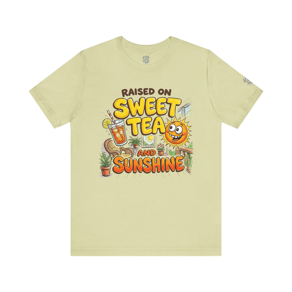 Raised on Sweet Tea and Sunshine T-Shirt — Southern Vibes Summer Tee