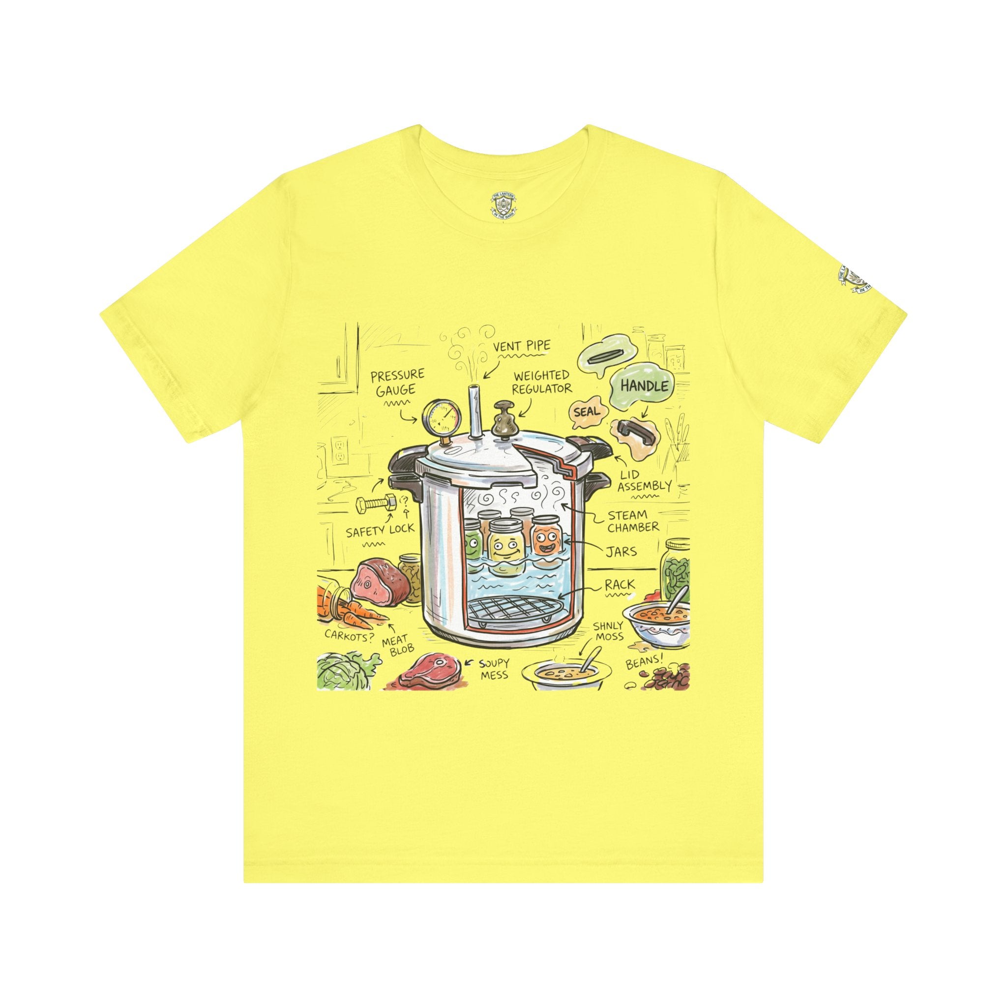 Pressure Cooker Diagram T-Shirt