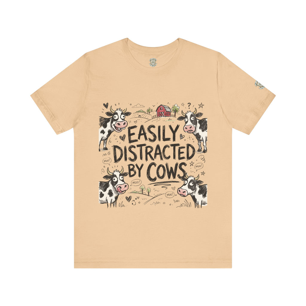 Easily Distracted by Cows T‑Shirt