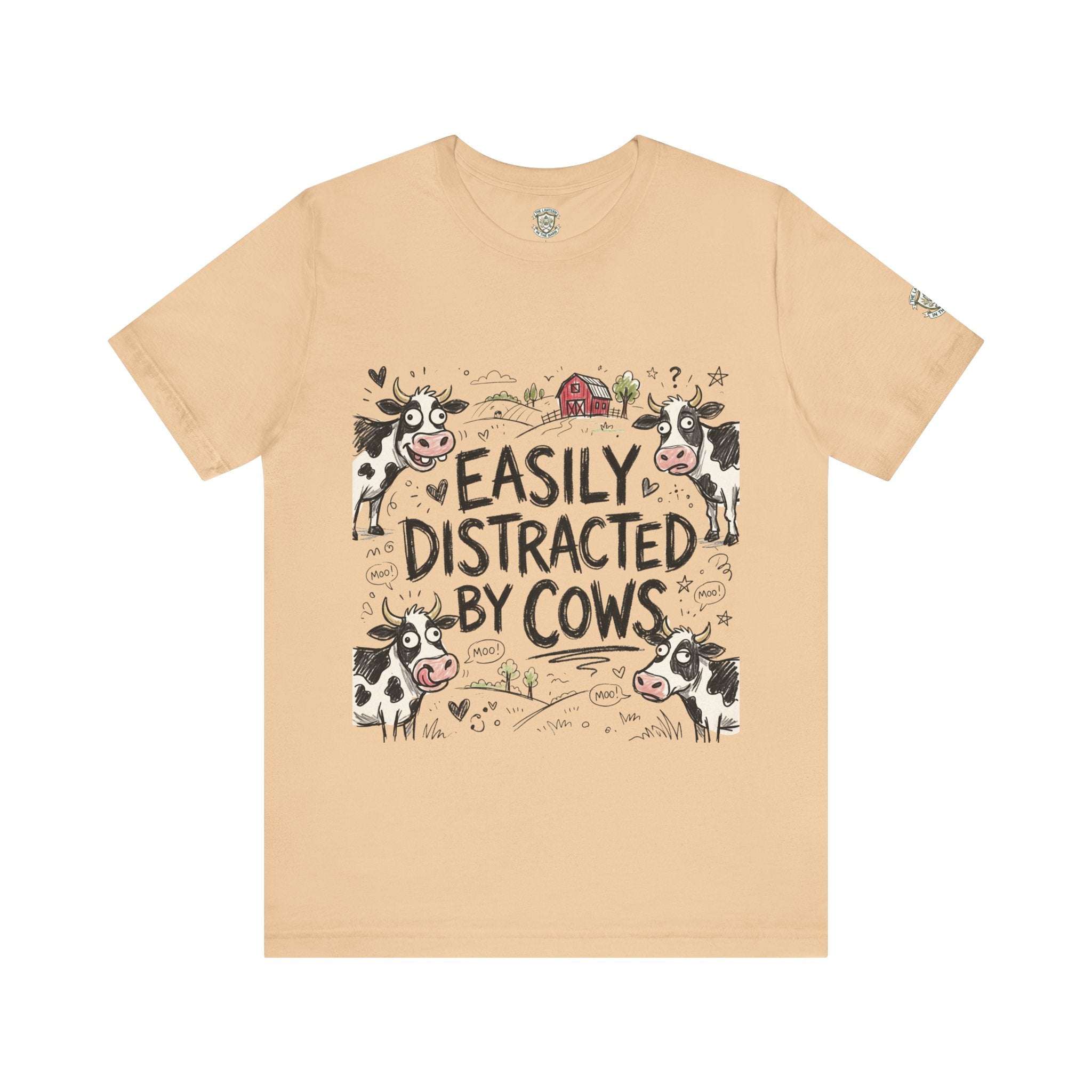 Easily Distracted by Cows T‑Shirt