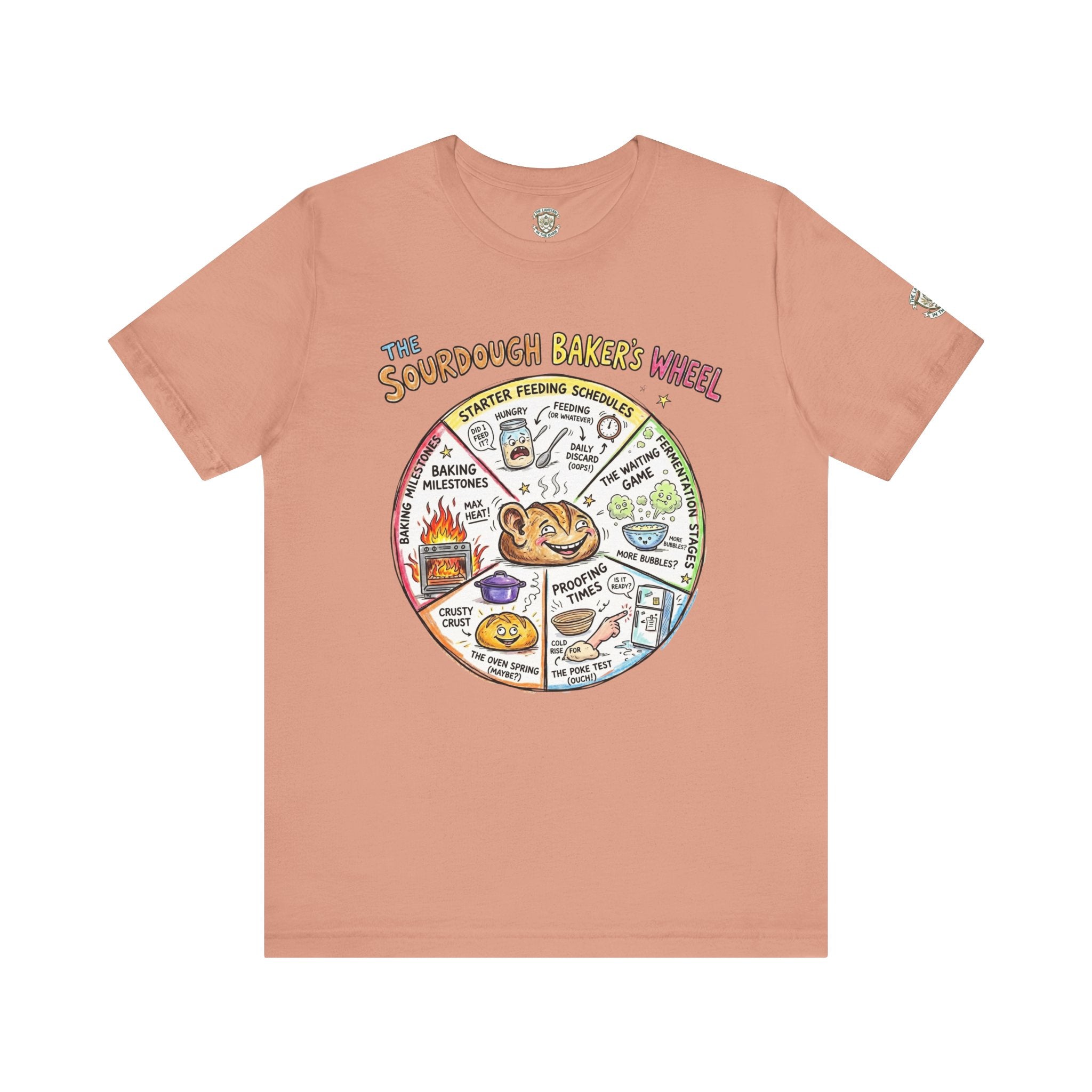 Sourdough Baker's Wheel T-Shirt