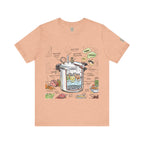 Camiseta con diagrama de olla a presión