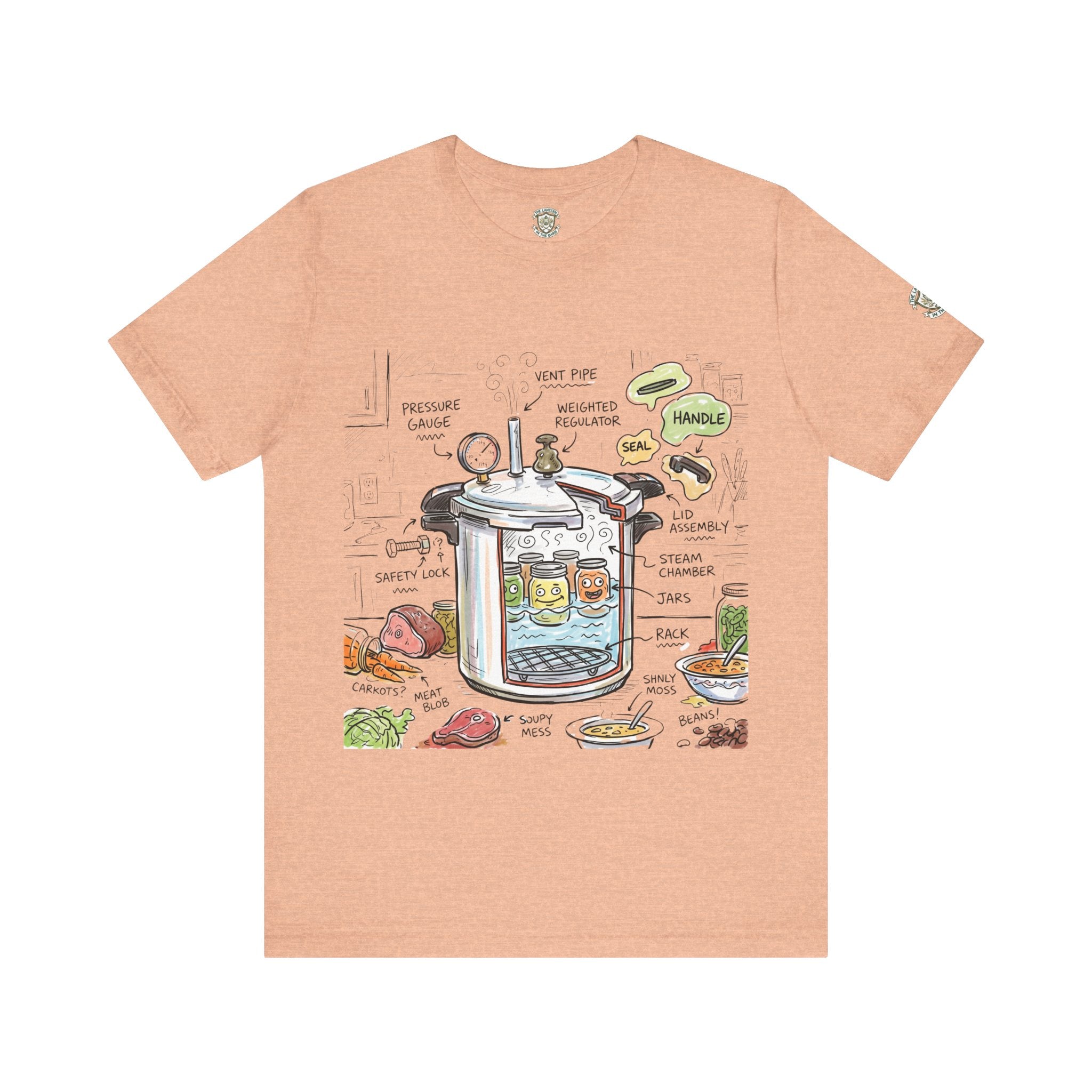 Pressure Cooker Diagram T-Shirt