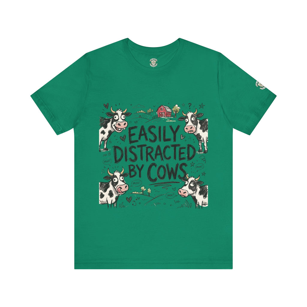 Easily Distracted by Cows T‑Shirt