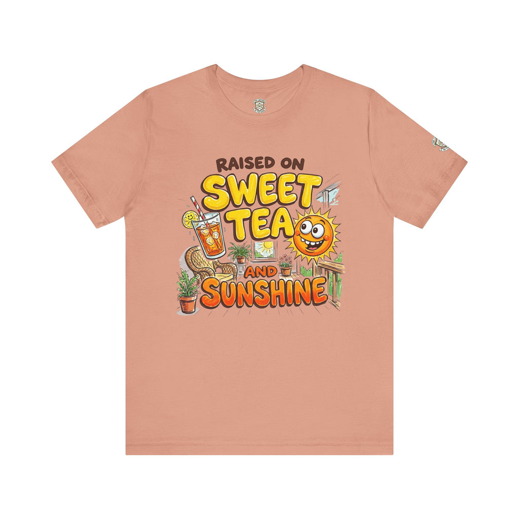 Raised on Sweet Tea and Sunshine T-Shirt — Southern Vibes Summer Tee