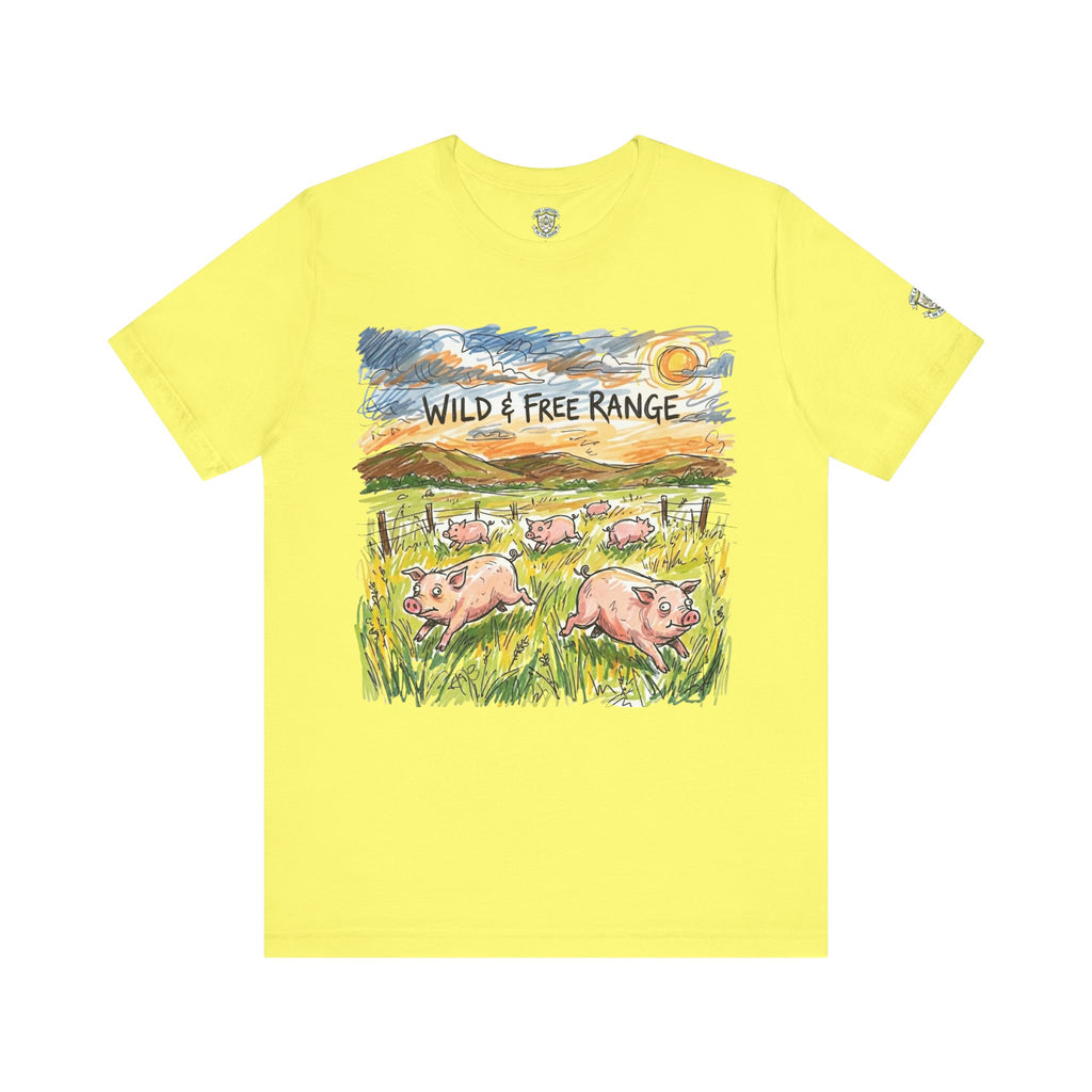 Wild & Free Range Pig T-Shirt