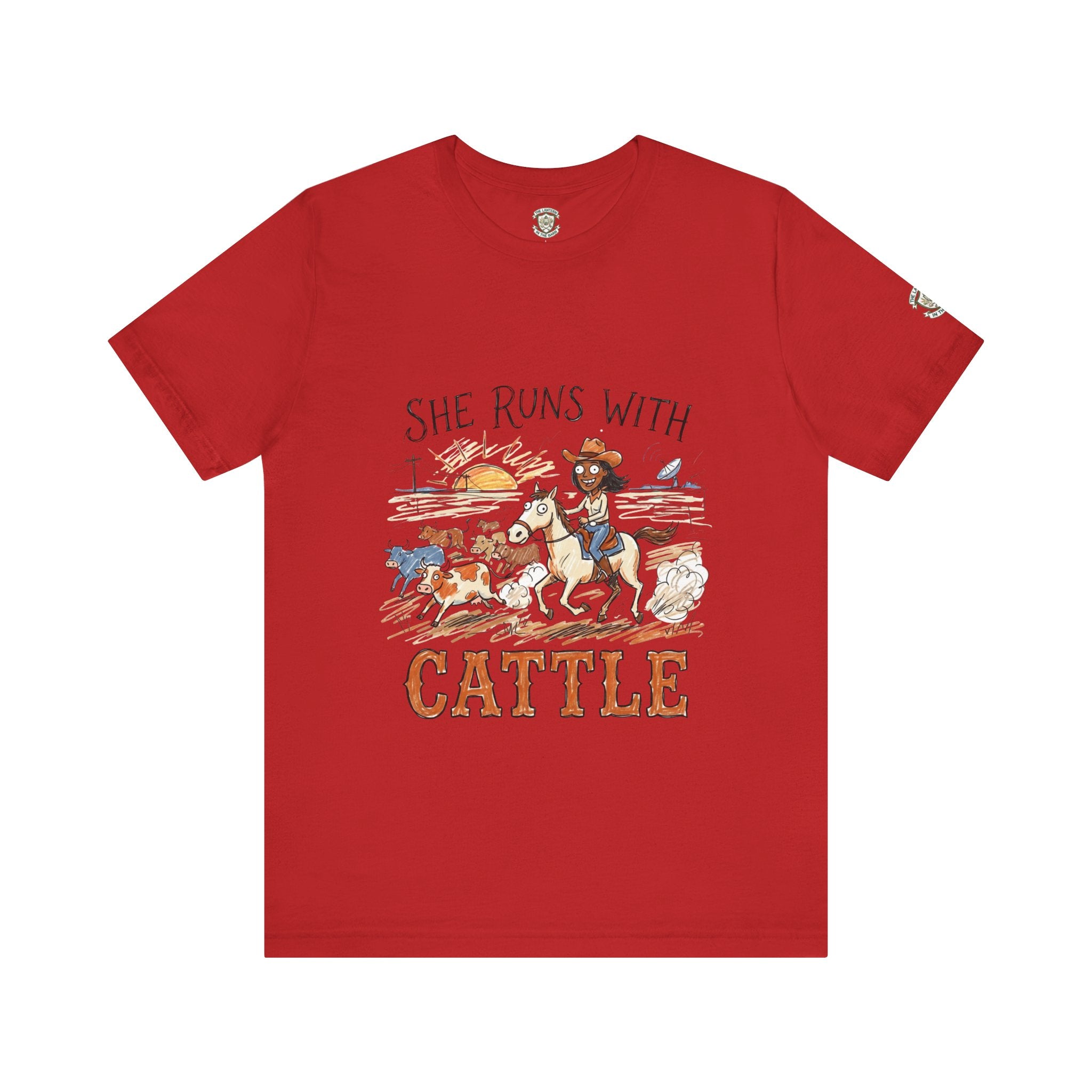 She Runs With Cattle T-Shirt