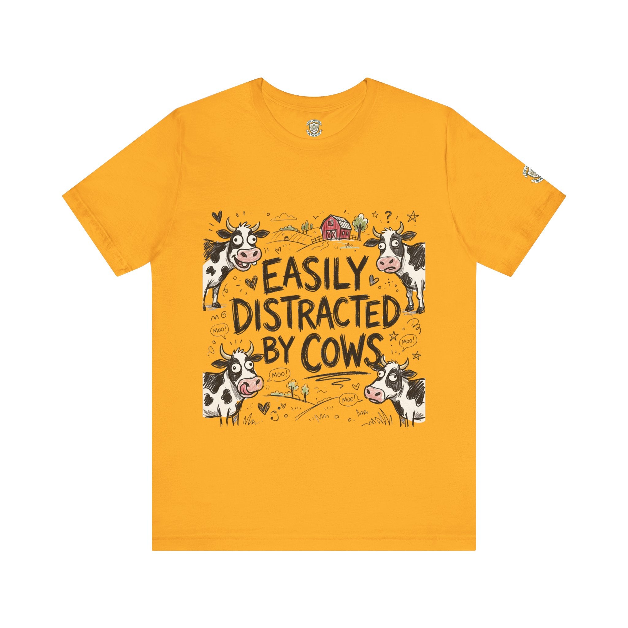 Easily Distracted by Cows T‑Shirt
