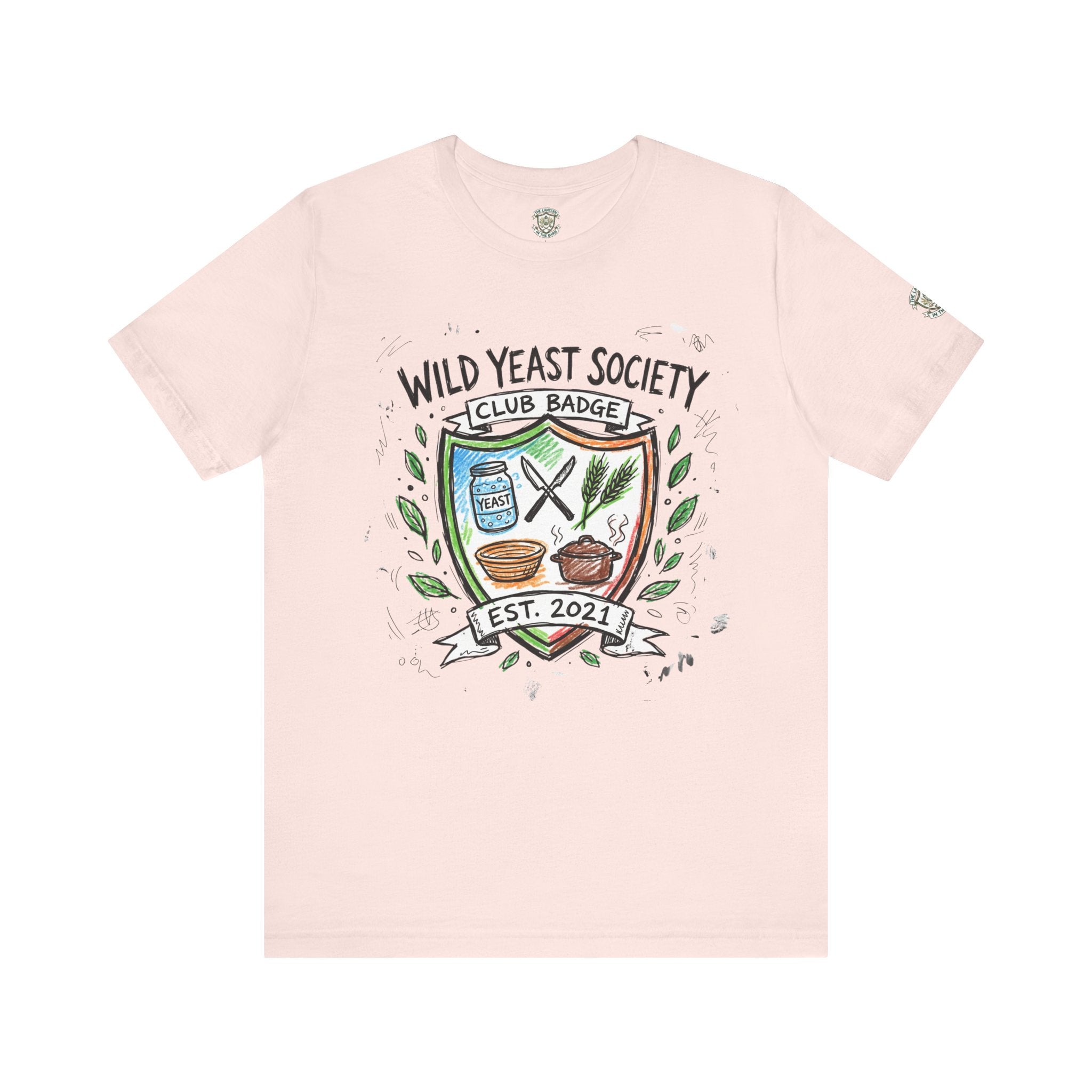 Wild Yeast Society Club Badge T-Shirt