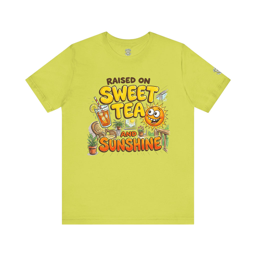 Raised on Sweet Tea and Sunshine T-Shirt — Southern Vibes Summer Tee