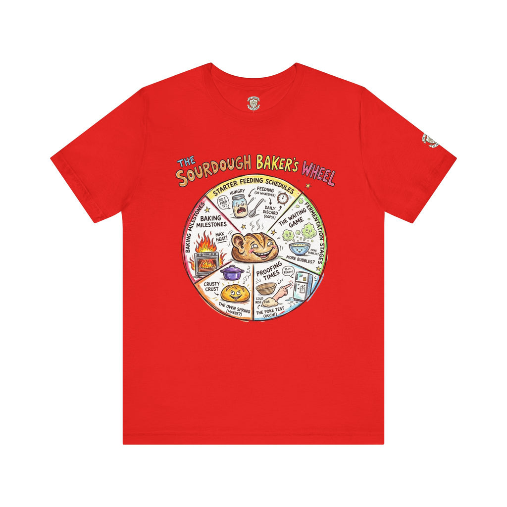 Sourdough Baker's Wheel T-Shirt