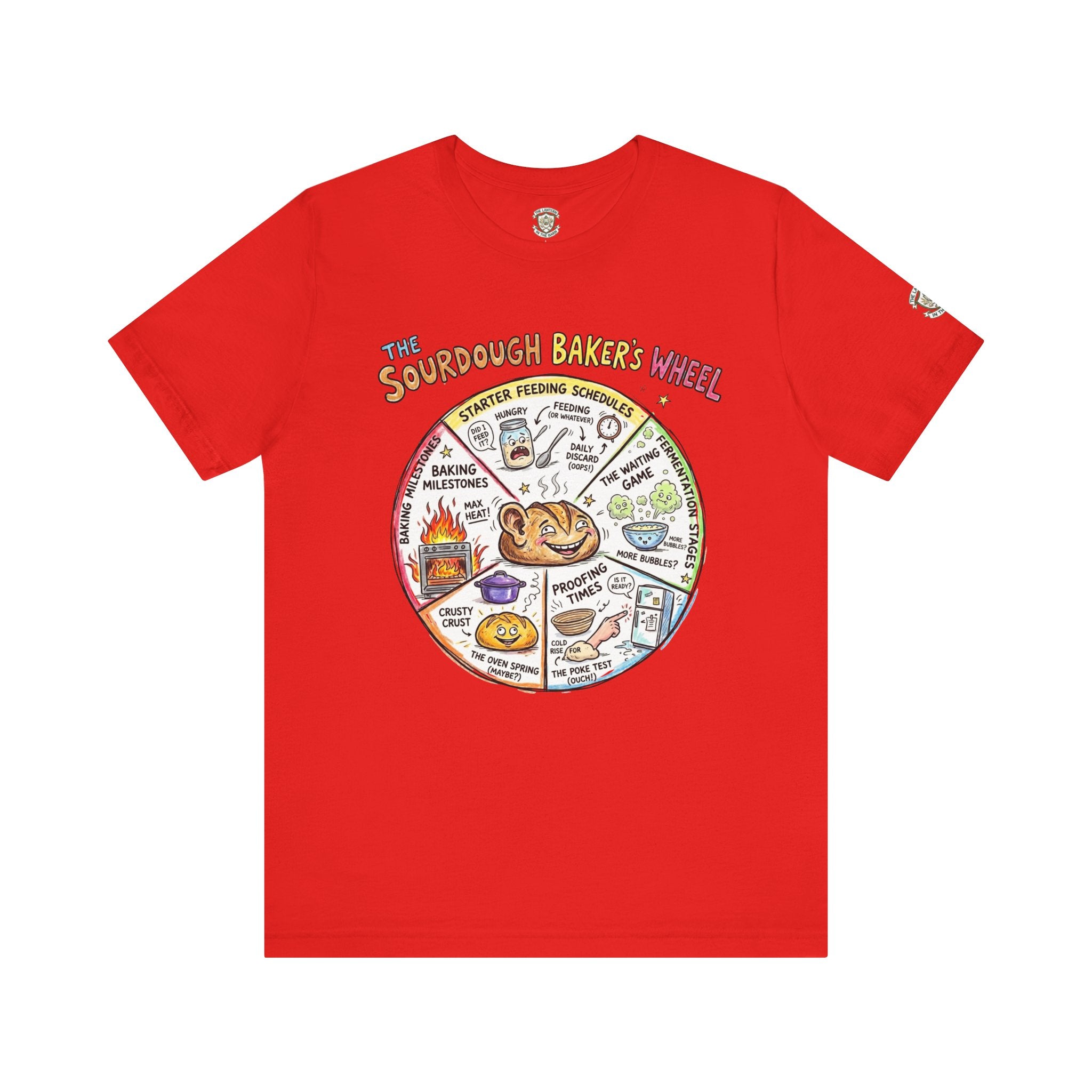 Sourdough Baker's Wheel T-Shirt