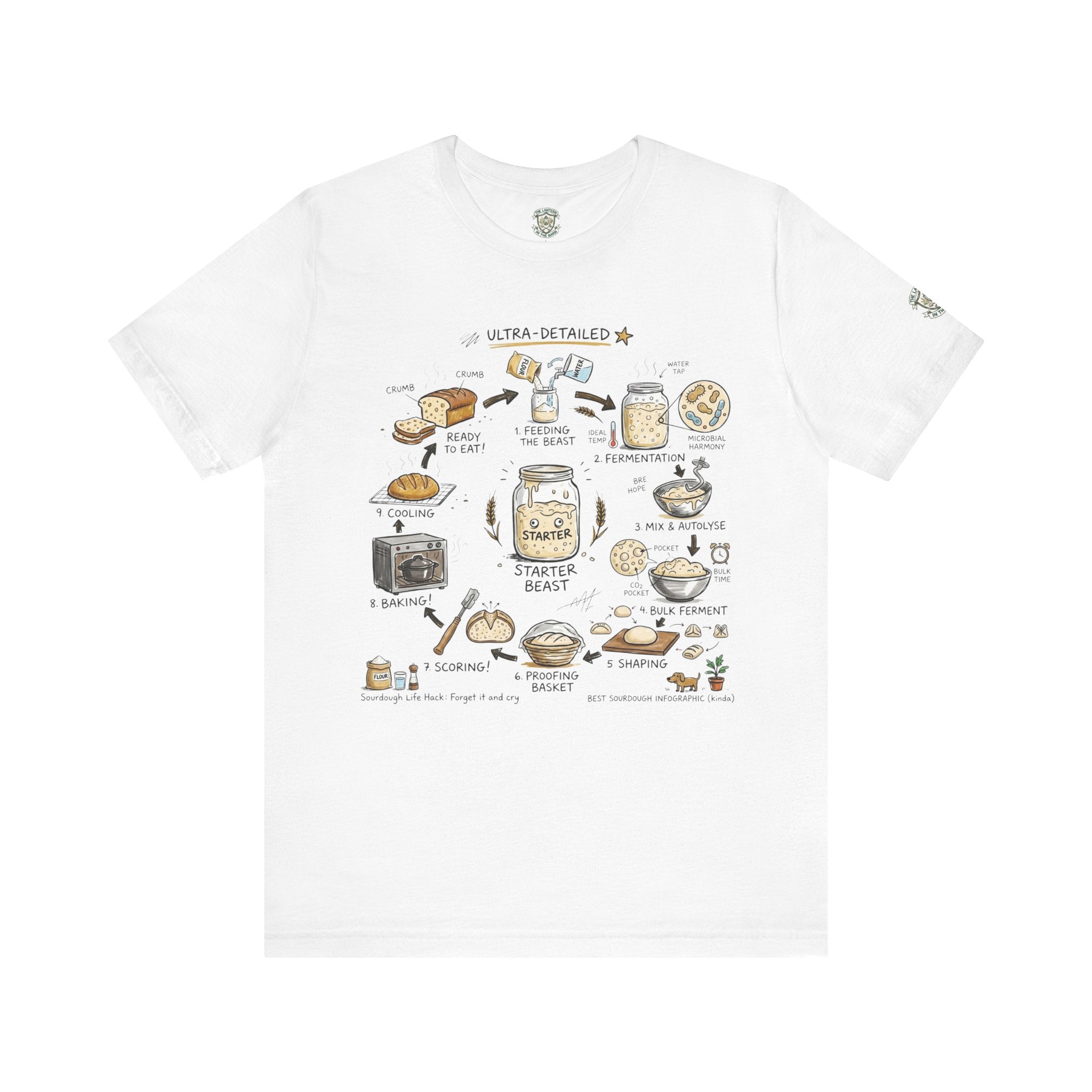 Sourdough Starter Guide T-Shirt