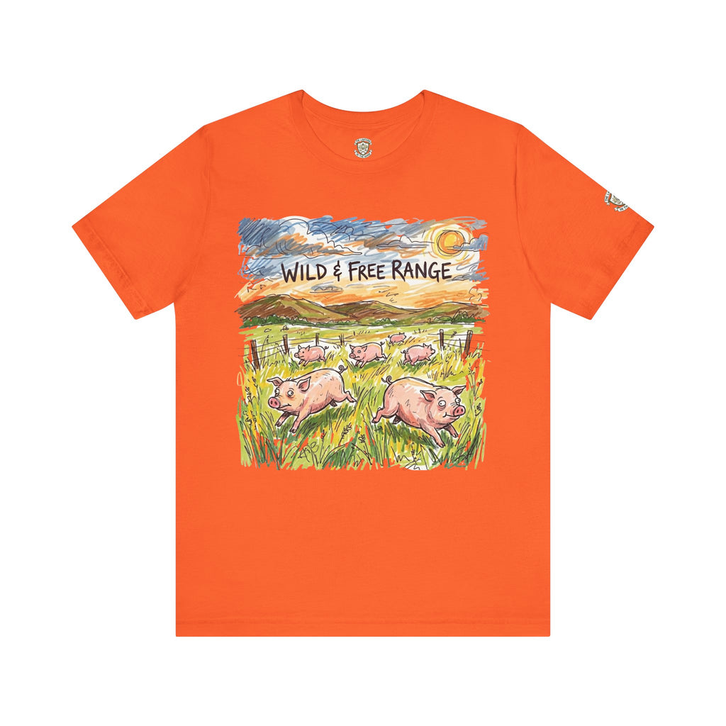 Wild & Free Range Pig T-Shirt