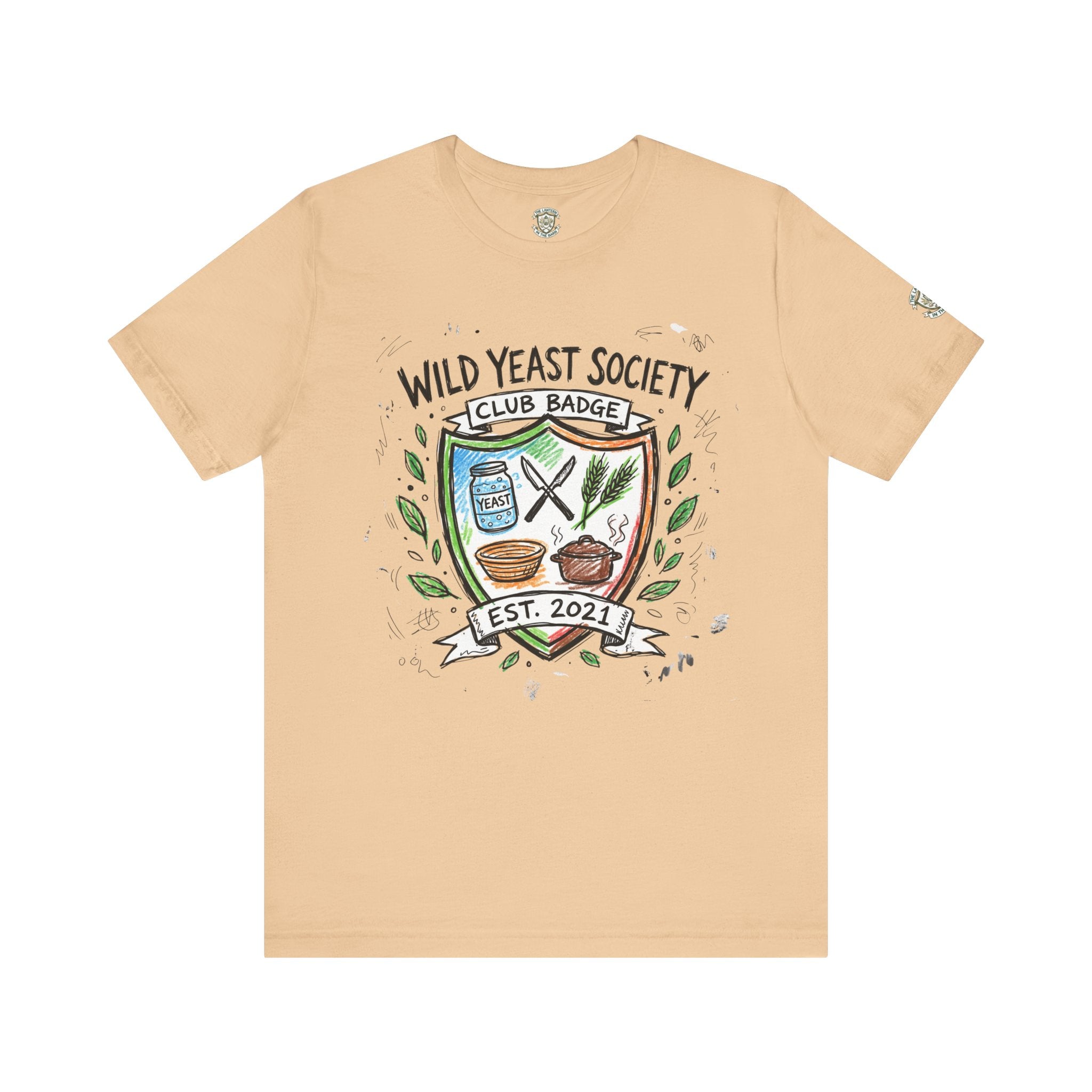 Wild Yeast Society Club Badge T-Shirt