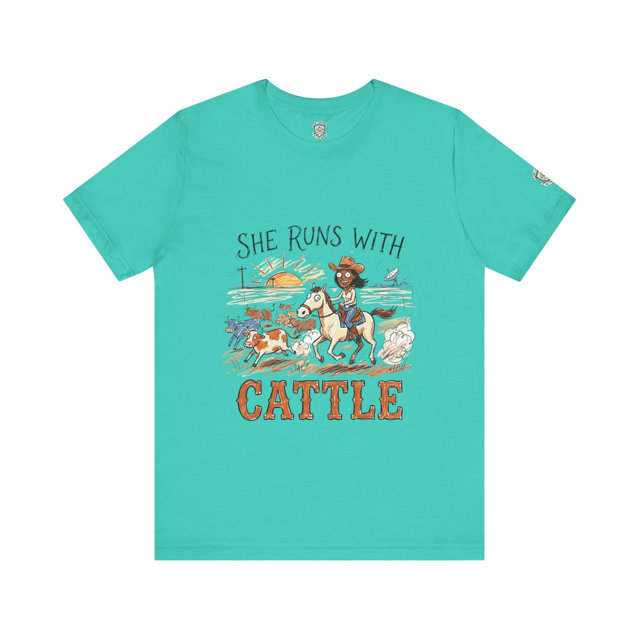 She Runs With Cattle T-Shirt