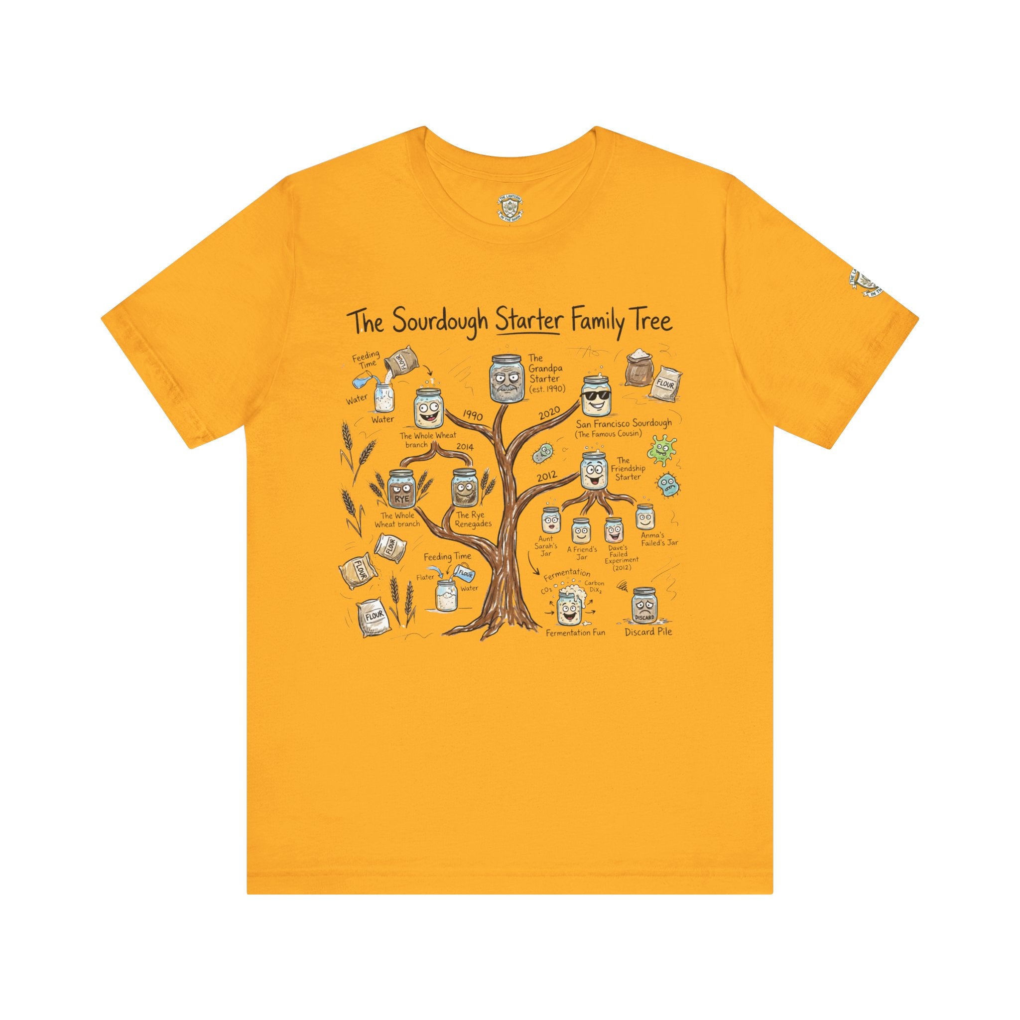 Sourdough Starter Family Tree T‑Shirt