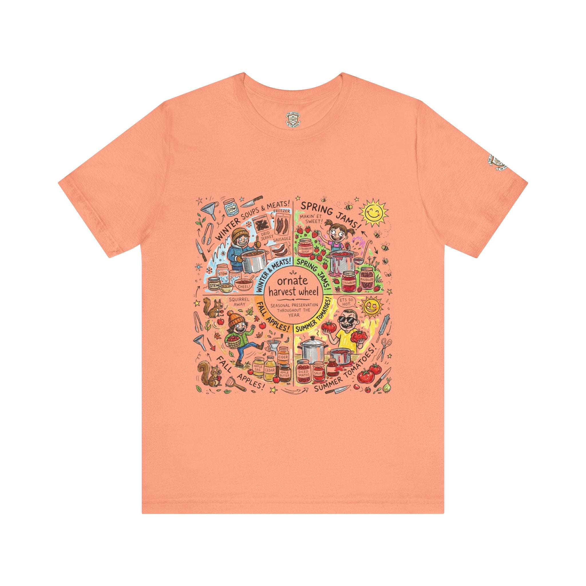 Ornate Harvest Wheel T-Shirt