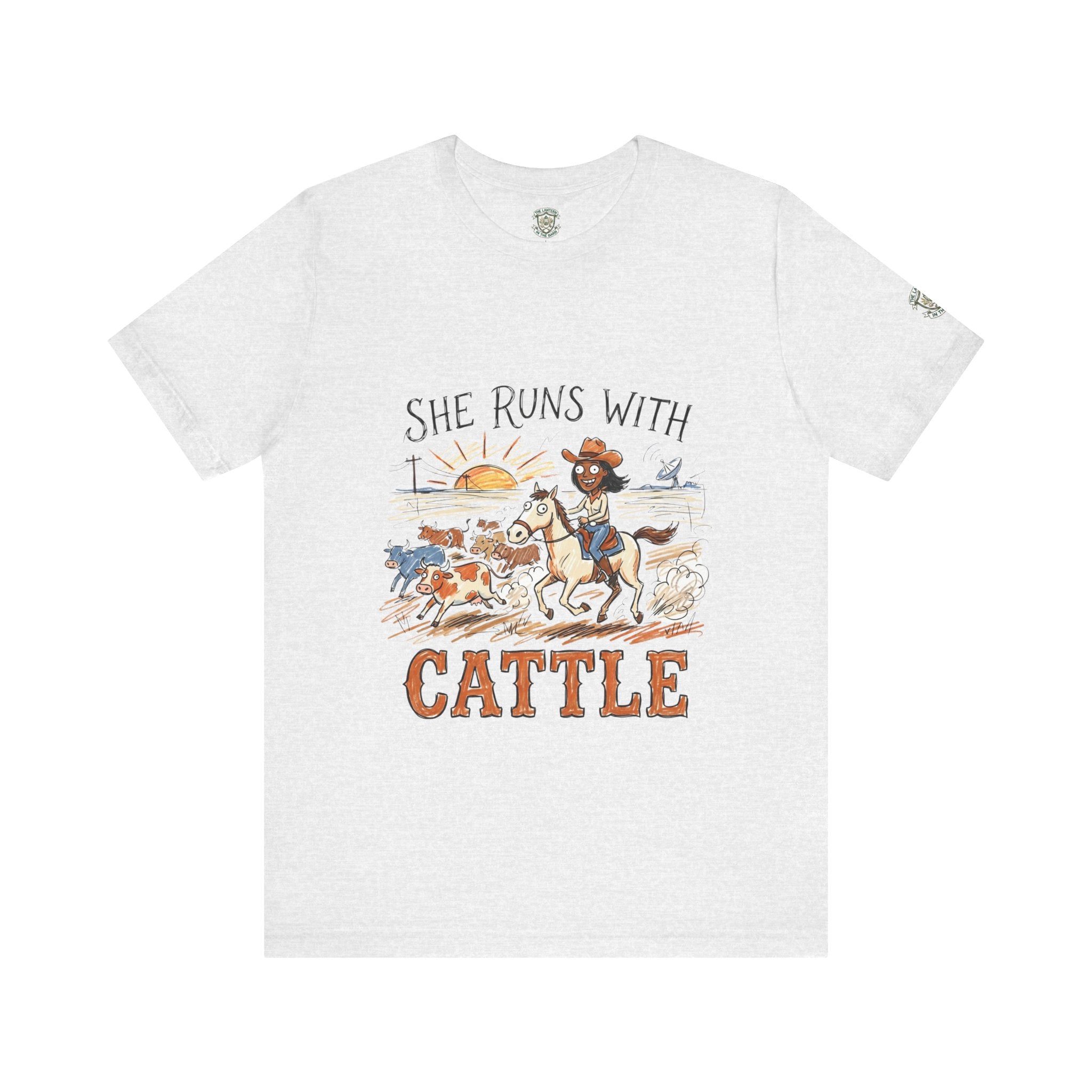 She Runs With Cattle T-Shirt