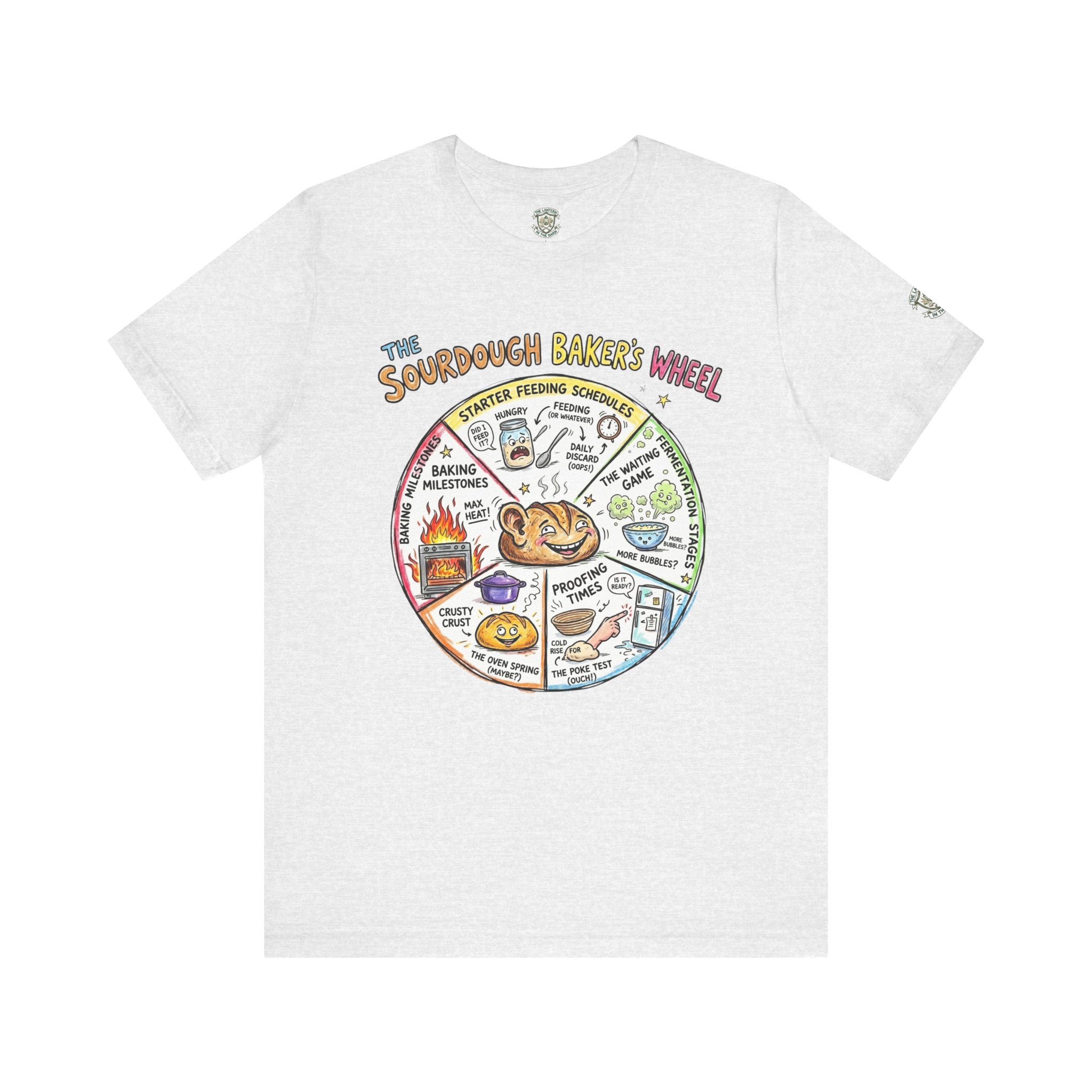 Sourdough Baker's Wheel T-Shirt