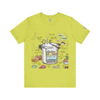 Camiseta con diagrama de olla a presión