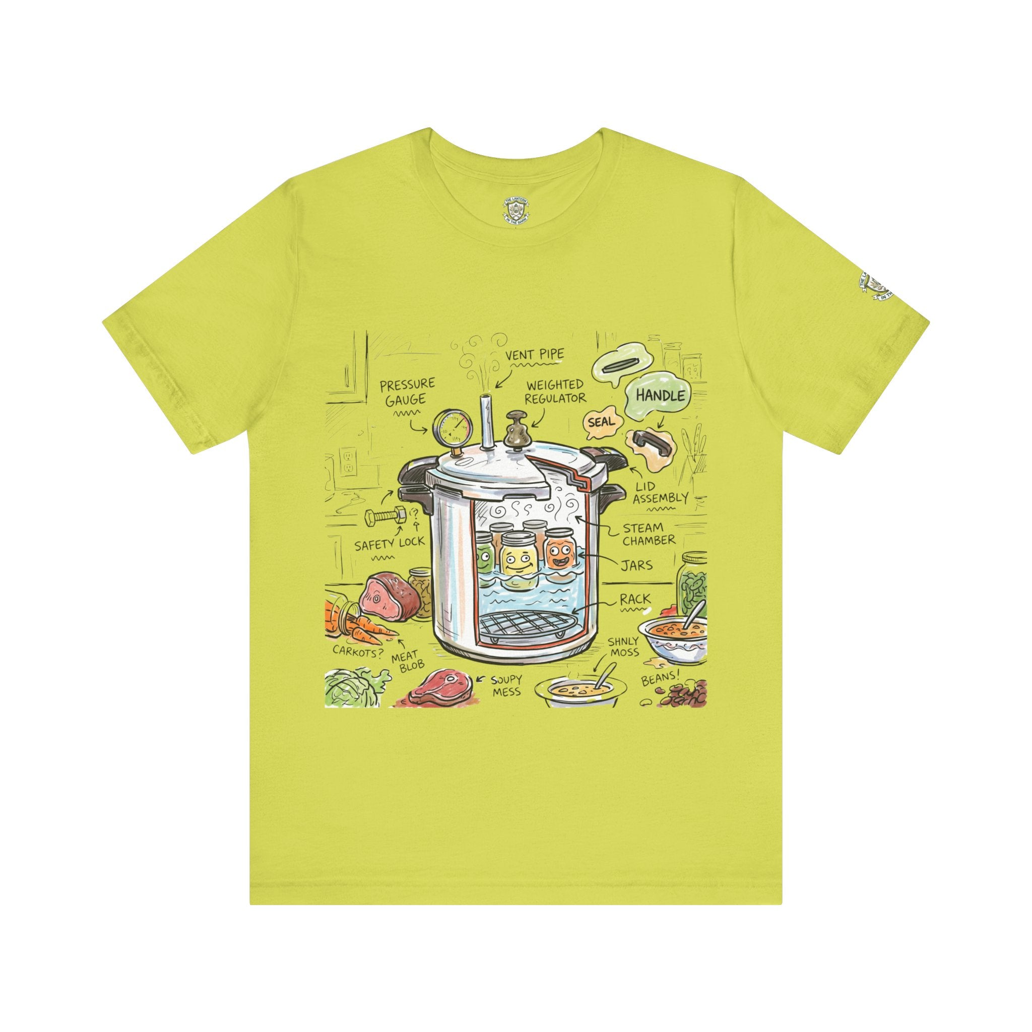 Pressure Cooker Diagram T-Shirt
