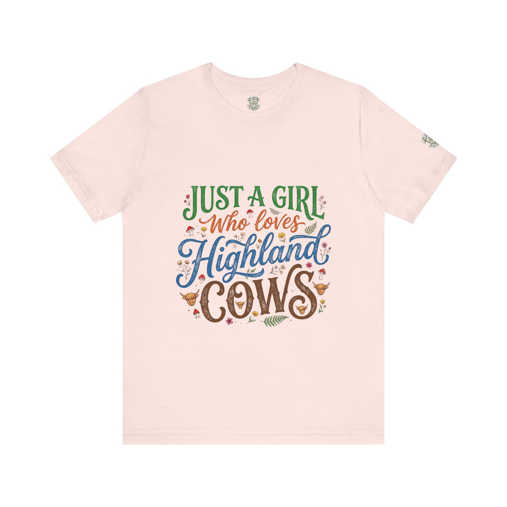Just A Girl Who Loves Highland Cows T-Shirt