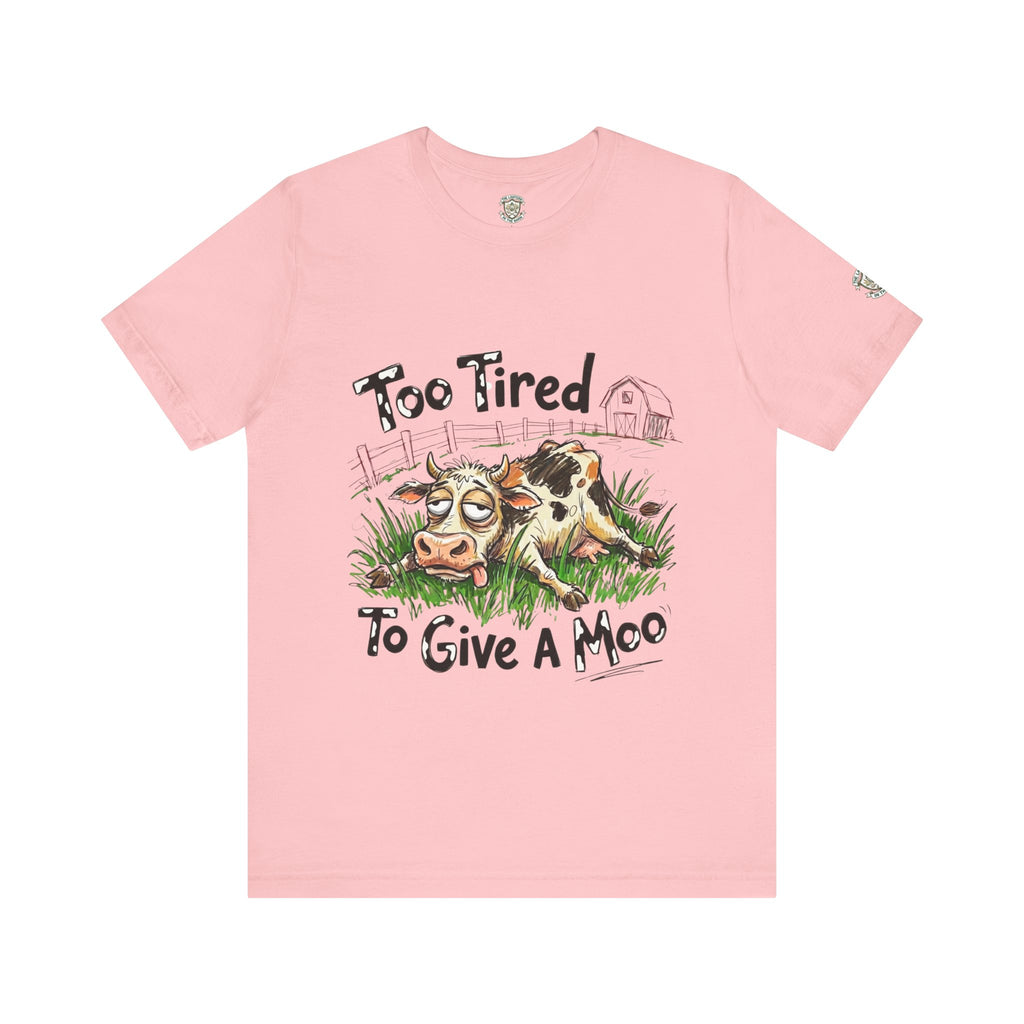 Camiseta "Demasiado Cansado Para Importarme"