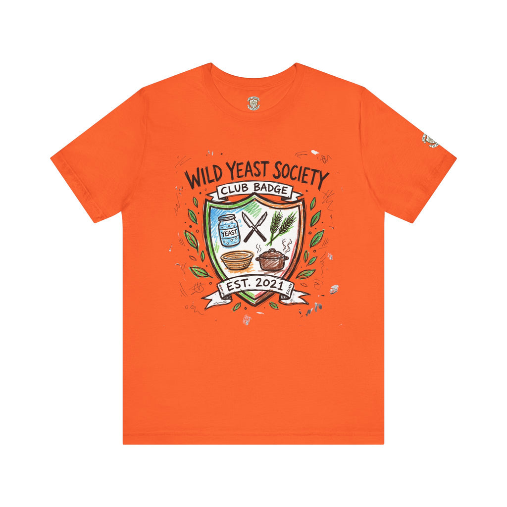 Wild Yeast Society Club Badge T-Shirt