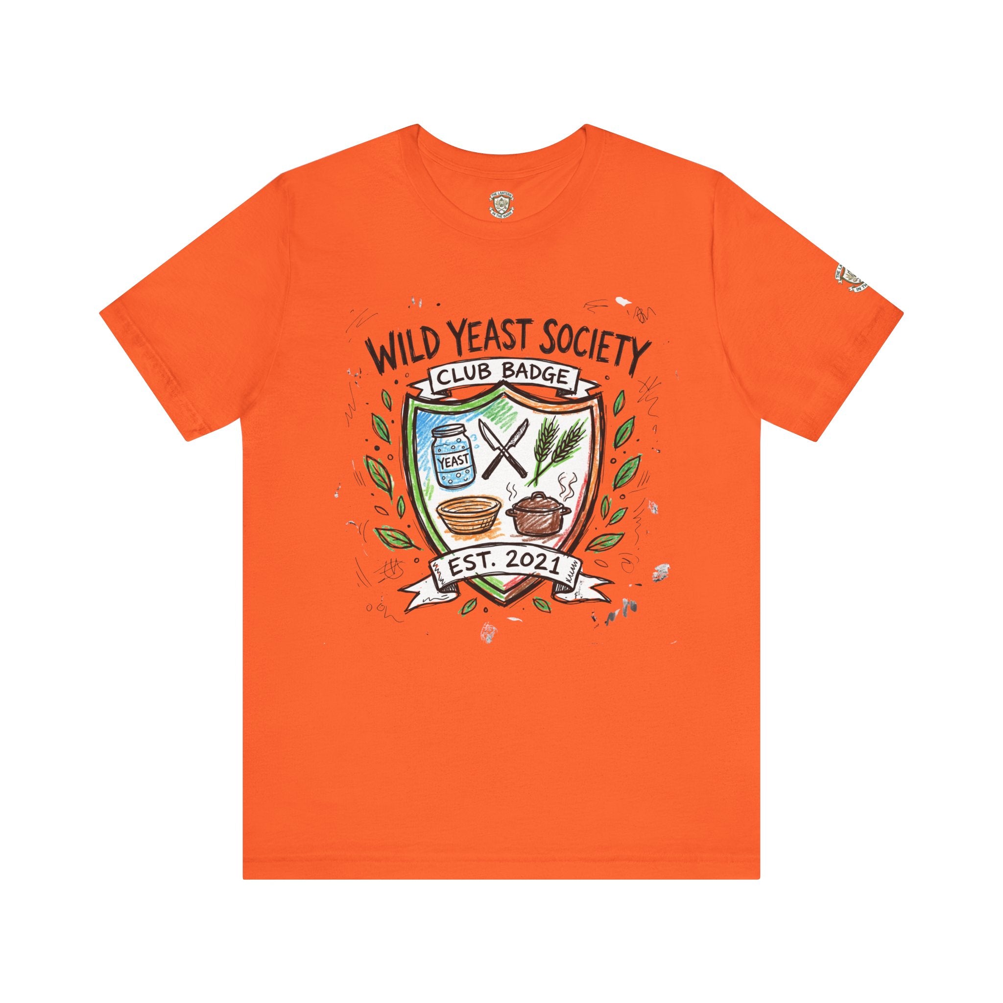 Wild Yeast Society Club Badge T-Shirt