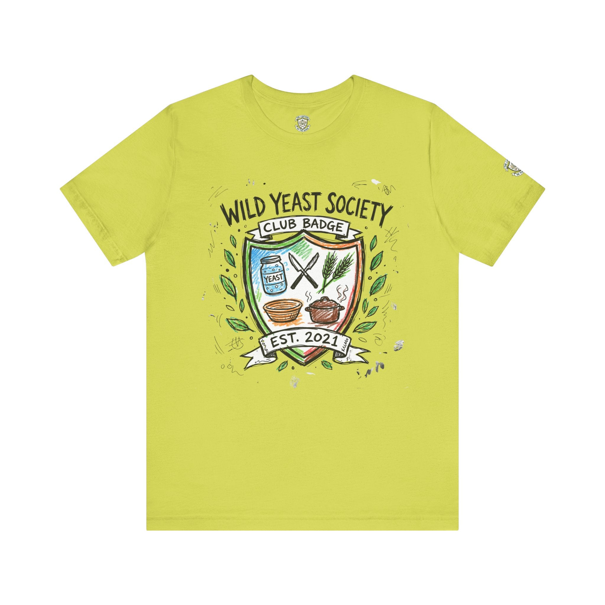 Wild Yeast Society Club Badge T-Shirt
