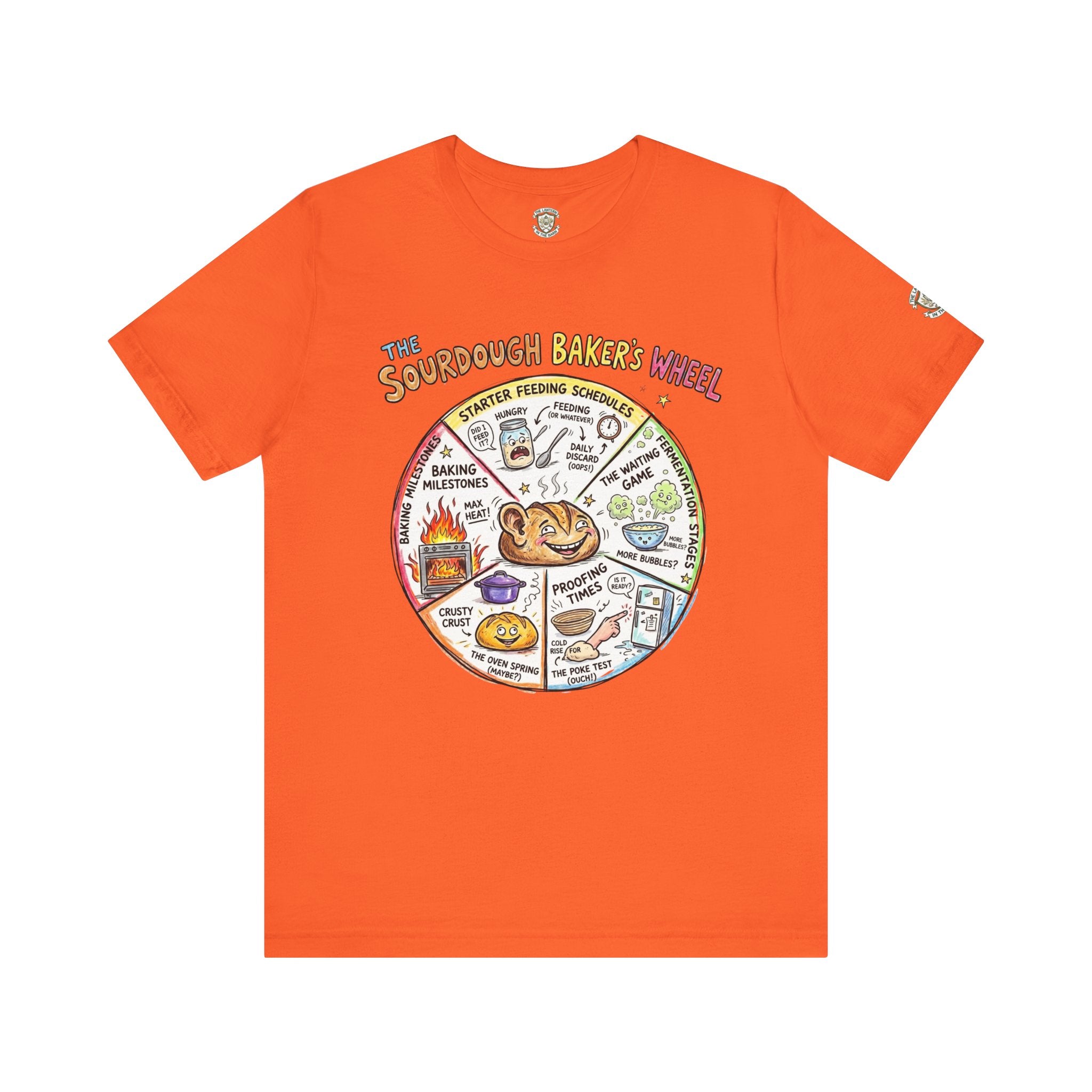 Sourdough Baker's Wheel T-Shirt