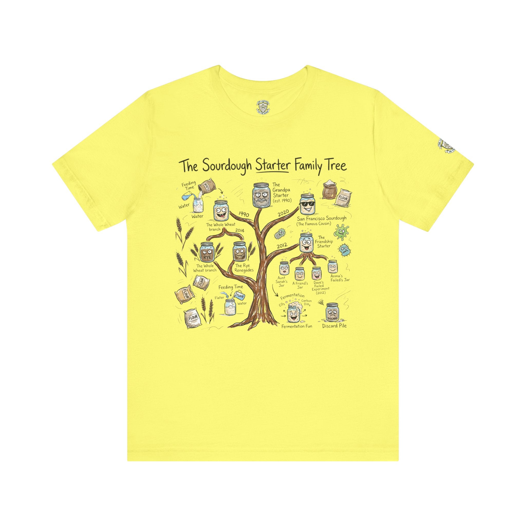 Sourdough Starter Family Tree T‑Shirt