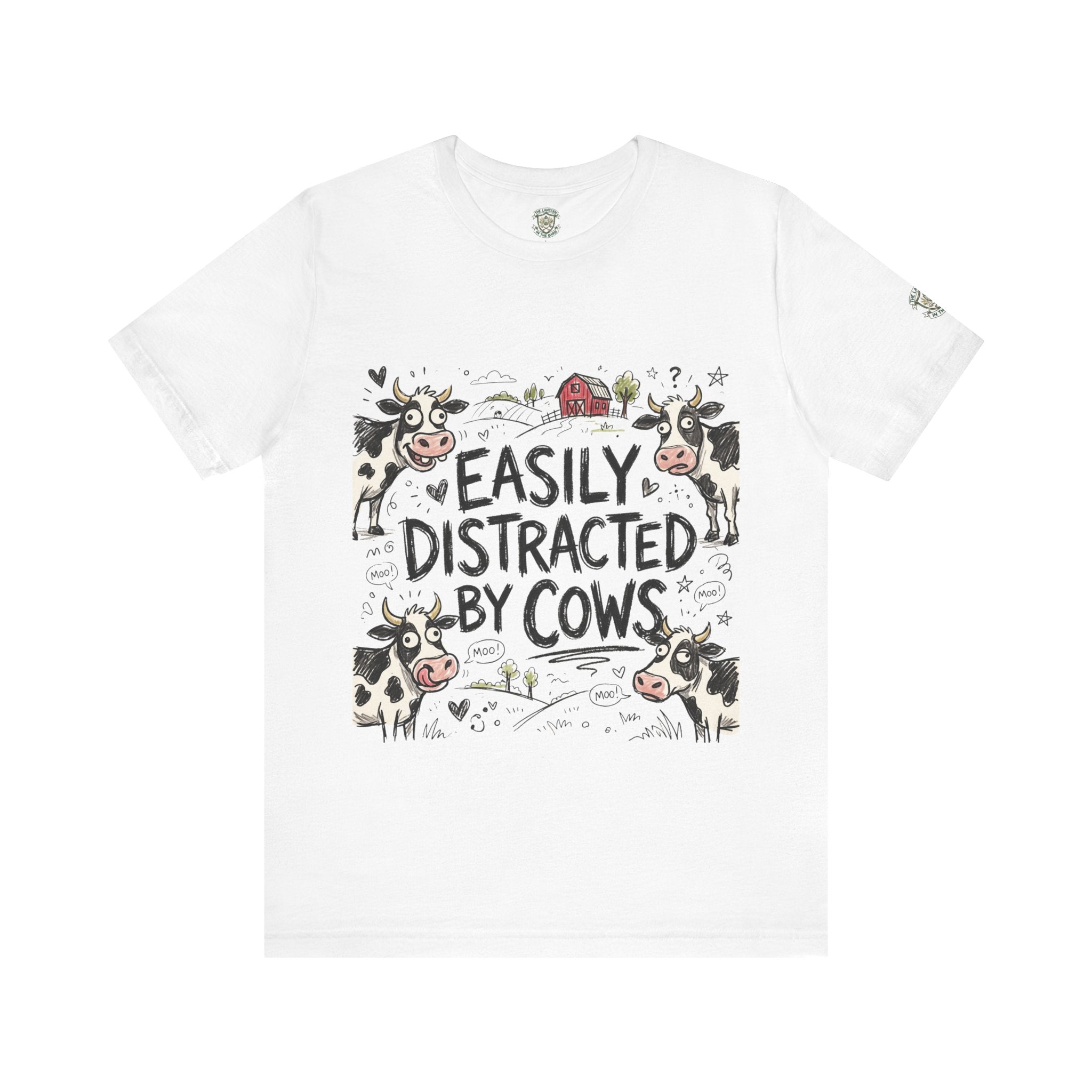 Easily Distracted by Cows T‑Shirt