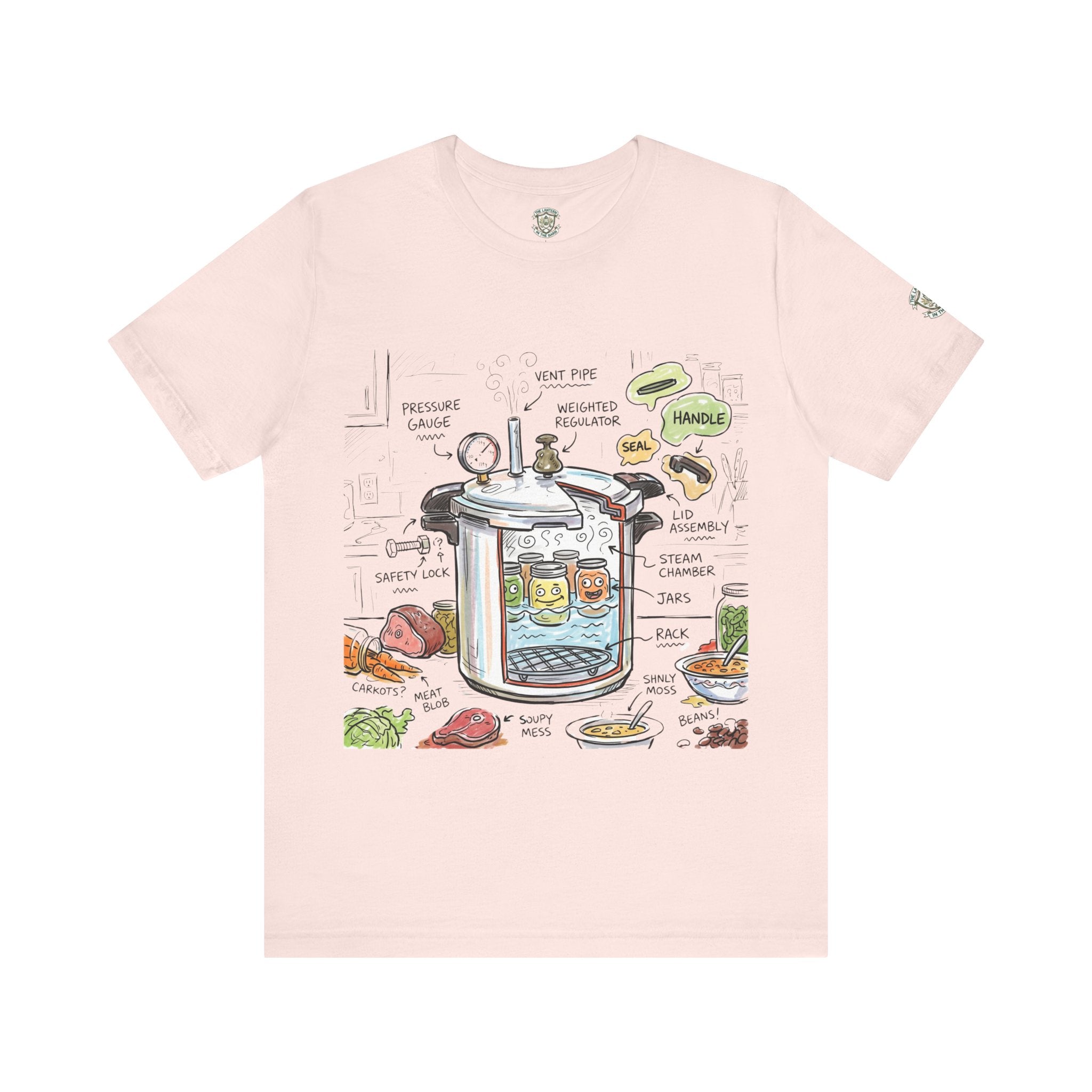 Pressure Cooker Diagram T-Shirt