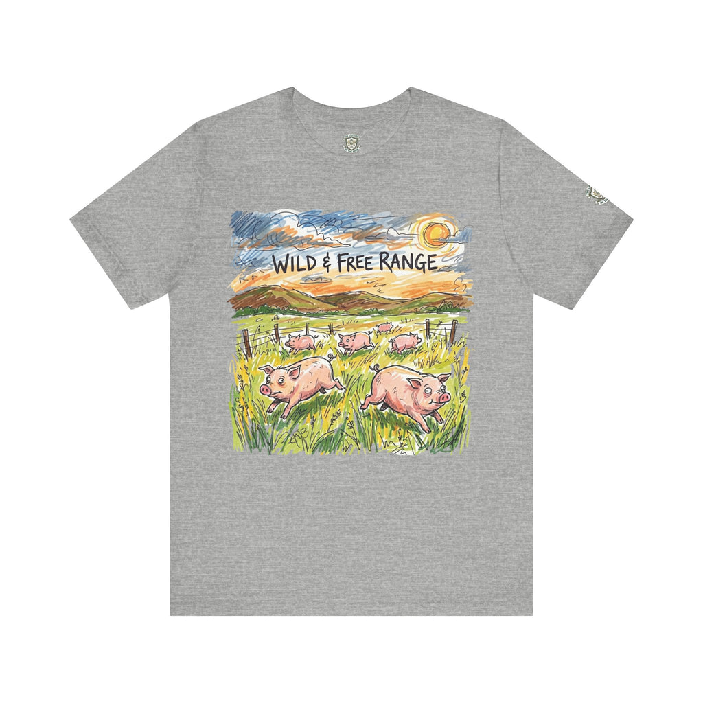 Wild & Free Range Pig T-Shirt